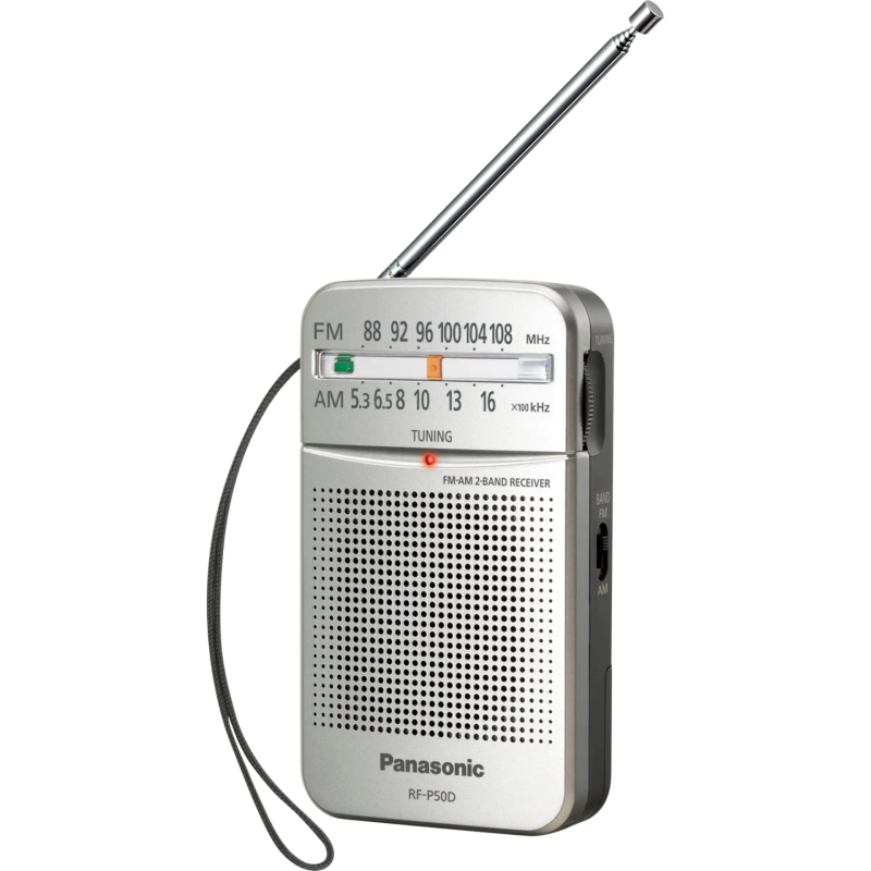 Radio Panasonic RF-P50 Srebrne - Silver