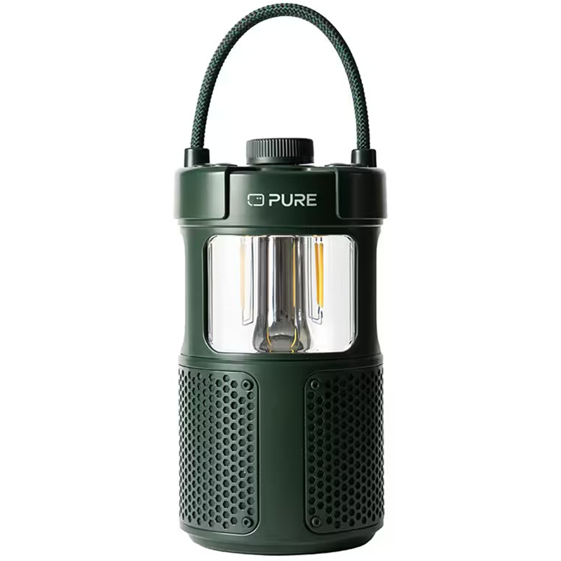 Głośnik Pure Woodland Glow z lampą LED Zielony - Green