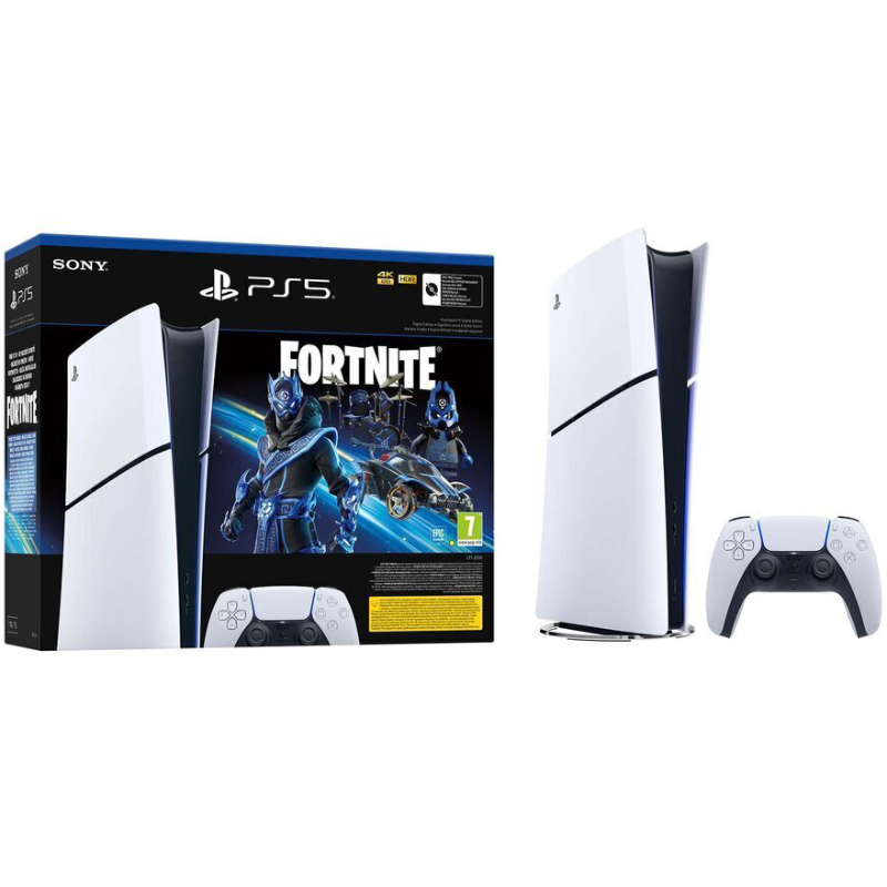 Konsola Sony PlayStation 5 Slim Digital Edition 1TB Fortnite Cobalt