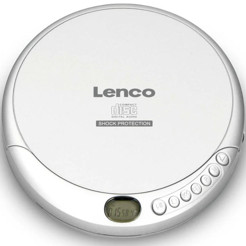 Odtwarzacz płyt CD Lenco CD-201SI Srebrny - Silver