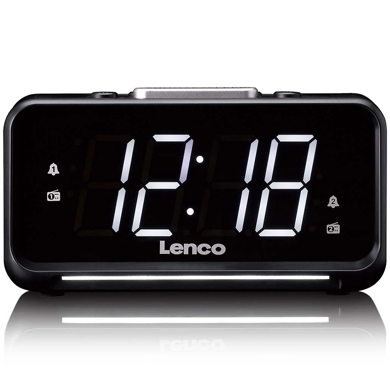 Radiobudzik Lenco CR-28BK Czarny - Black
