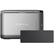 Lodówka turystyczna przenośna EcoFlow Glacier Classic 55L + Bateria 298 W Szara - Gray