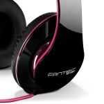 Słuchawki Fantec SHP-250AJ Czarno-różowe - Black and pink