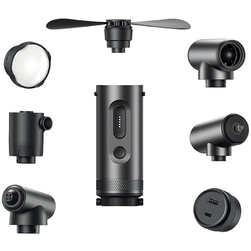 Modułowy zestaw 4smarts Outdoor SnapKit Set CamperKit 7 w 1 Czarny - Black