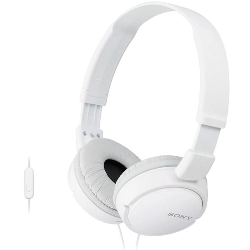 Słuchawki Sony MDR-ZX110AP Białe - White