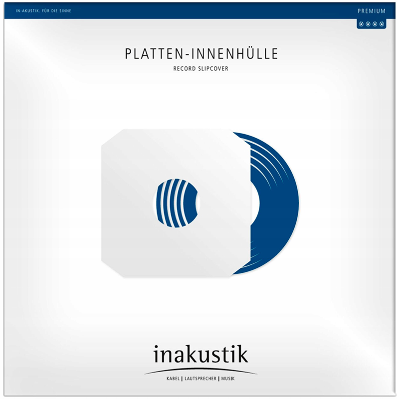 Koperty ochronne in-akustik do płyt winylowych Premium LP Sleeves 12" 25 szt.