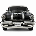 Głośnik Wster WS-598 Czarno-czerwony - Black and red