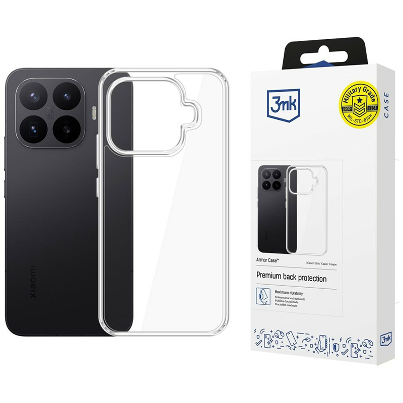 Etui 3mk Armor Case do Xiaomi 17T Pro Przezroczyste - Clear