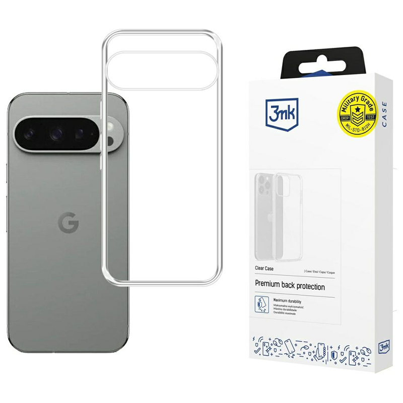 Etui 3mk Clear Case do Google Pixel 10 / 10 Pro Przezroczyste - Clear