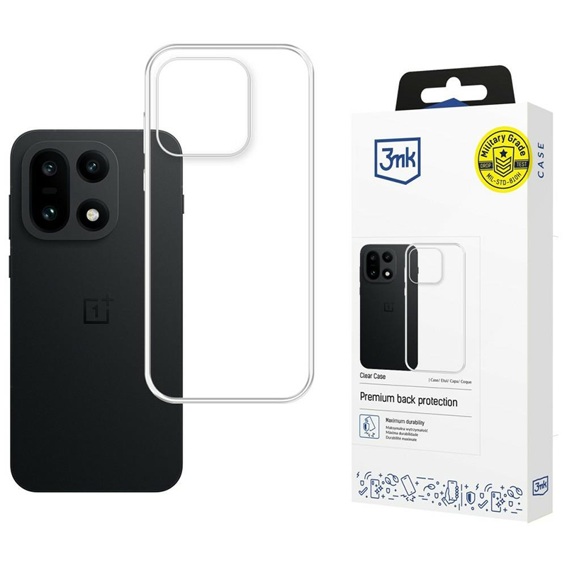 Etui 3mk Clear Case do OnePlus 15 Przezroczyste - Clear
