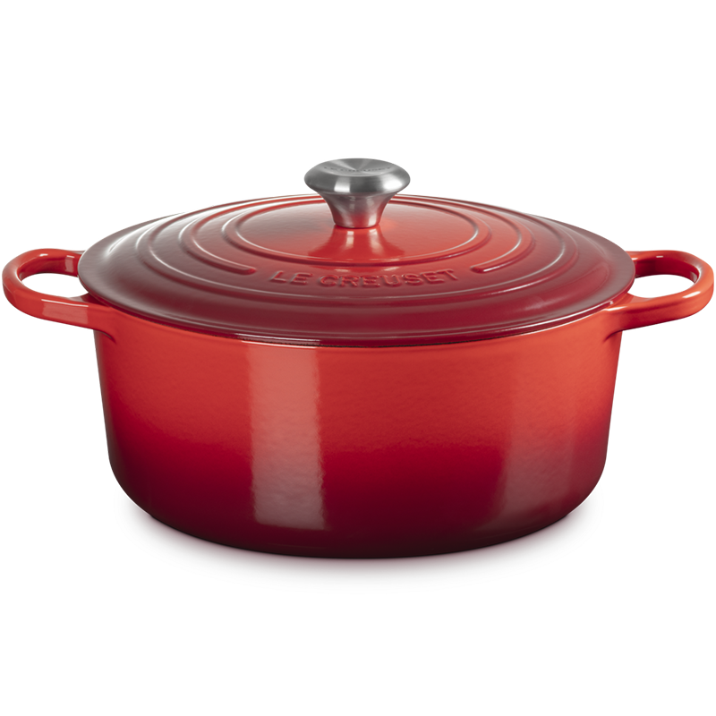 Brytfanna żeliwna Le Creuset 28 cm Czerwona - Cherry red