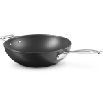 Wok aluminiowy nieprzywierający Le Creuset 30 cm Czarny - Black