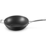 Wok aluminiowy nieprzywierający Le Creuset 30 cm Czarny - Black