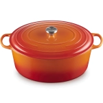 Brytfanna żeliwna owalna Le Creuset 40 cm Płomienna - Oven red