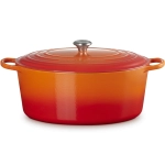 Brytfanna żeliwna owalna Le Creuset 40 cm Płomienna - Oven red