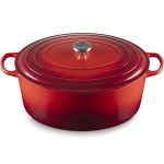 Brytfanna żeliwna owalna Le Creuset 40 cm Wiśniowa - Cherry red