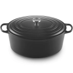 Brytfanna żeliwna owalna Le Creuset 40 cm Czarny mat - Black matte