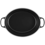 Brytfanna żeliwna owalna Le Creuset 40 cm Czarny mat - Black matte
