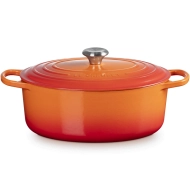 Brytfanna żeliwna owalna Le Creuset 31 cm Płomienna - Oven red