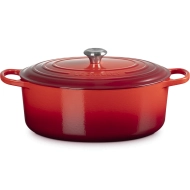 Brytfanna żeliwna owalna Le Creuset 35 cm Wiśniowa - Cherry red