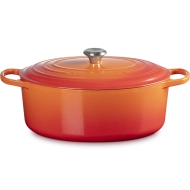 Brytfanna żeliwna owalna Le Creuset 35 cm Płomienna - Oven red