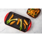 Płyta grillowa żeliwna Le Creuset 40 cm Wiśniowa - Cherry red