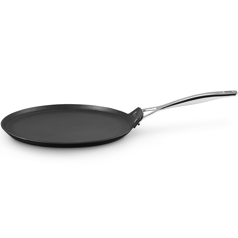 Patelnia do naleśników aluminiowa Le Creuset 28 cm Czarna - Black