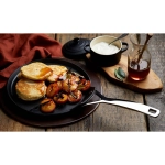 Patelnia do naleśników aluminiowa Le Creuset 28 cm Czarna - Black