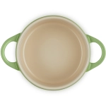 Garnek Mini Cocotte Kamionka Le Creuset 10 cm Bambusowa zieleń - Bamboo green