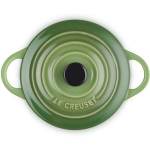 Garnek Mini Cocotte Kamionka Le Creuset 10 cm Bambusowa zieleń - Bamboo green
