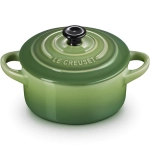 Garnek Mini Cocotte Kamionka Le Creuset 10 cm Bambusowa zieleń - Bamboo green