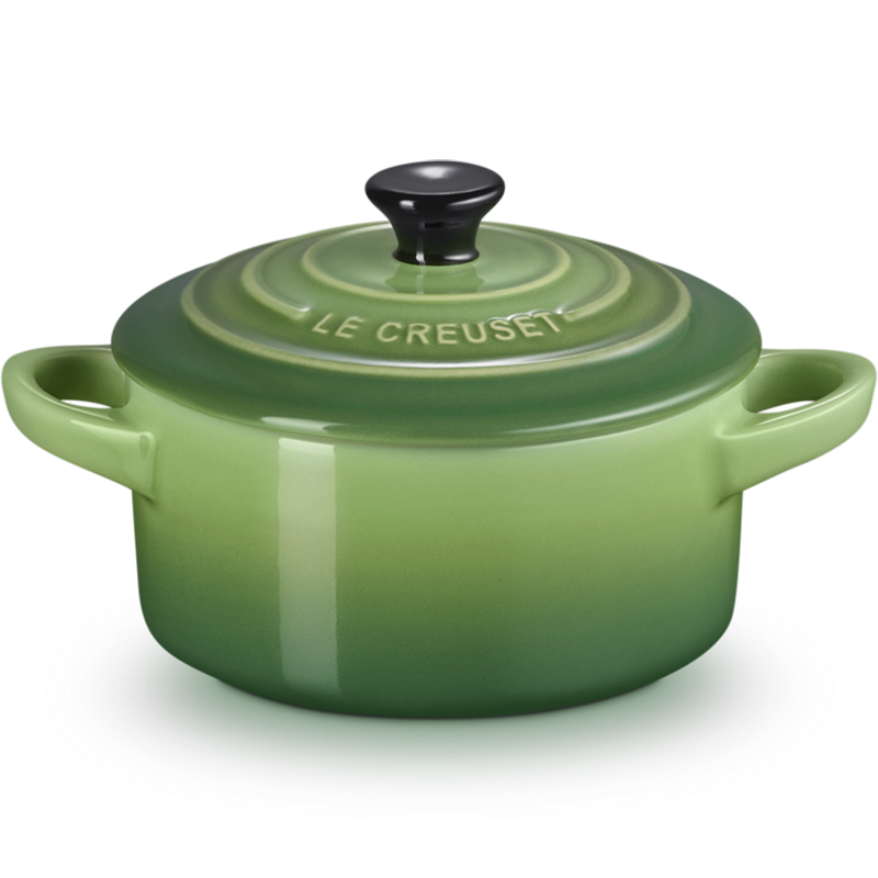 Garnek Mini Cocotte Kamionka Le Creuset 10 cm Bambusowa zieleń - Bamboo green