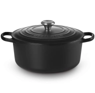 Brytfanna żeliwna Le Creuset 28 cm Czarny mat - Black matte