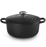 Brytfanna żeliwna Le Creuset 20 cm Czarny mat - Black matt