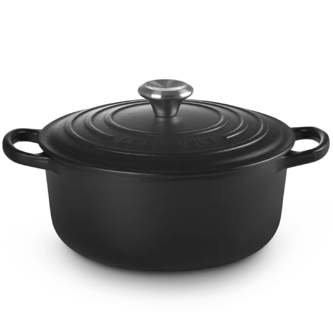 Brytfanna żeliwna Le Creuset 20 cm Czarny mat - Black matt