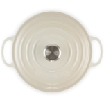 Brytfanna żeliwna Le Creuset 20 cm Kremowa - Meringue