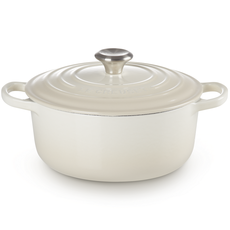 Brytfanna żeliwna Le Creuset 20 cm Kremowa - Meringue