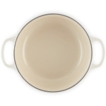 Brytfanna żeliwna Le Creuset 20 cm Kremowa - Meringue