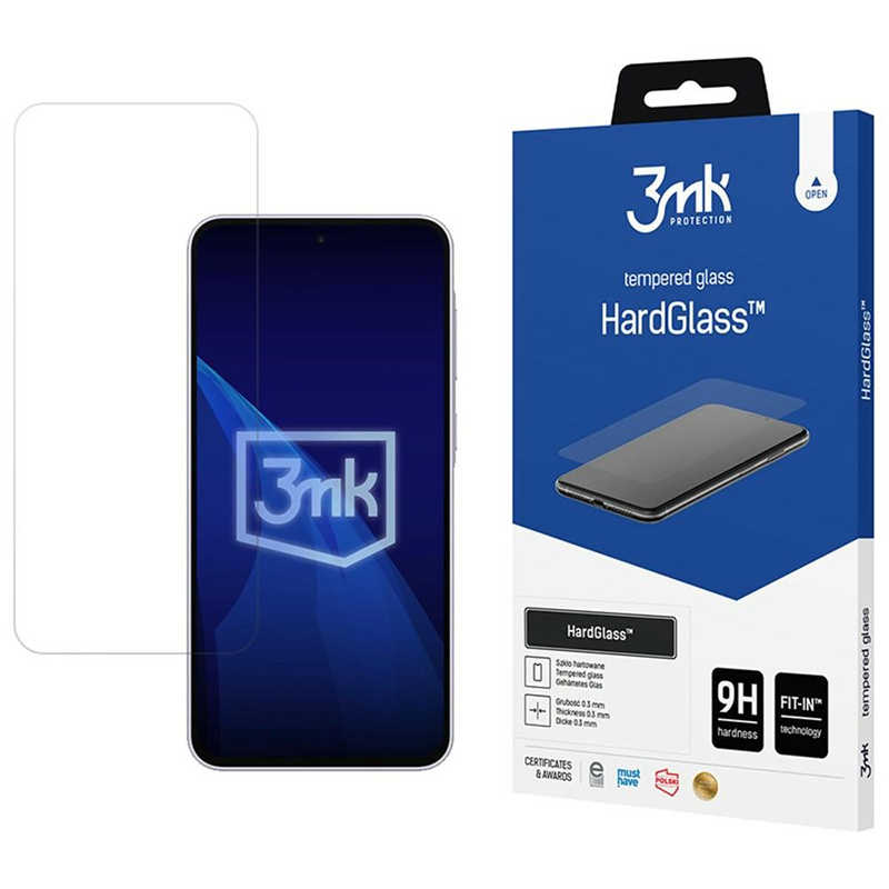 Szkło hartowane 3mk HardGlass do Samsung Galaxy A37