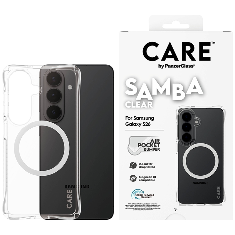Etui PanzerGlass CARE Samba do Samsung Galaxy S26 Przezroczyste - Clear