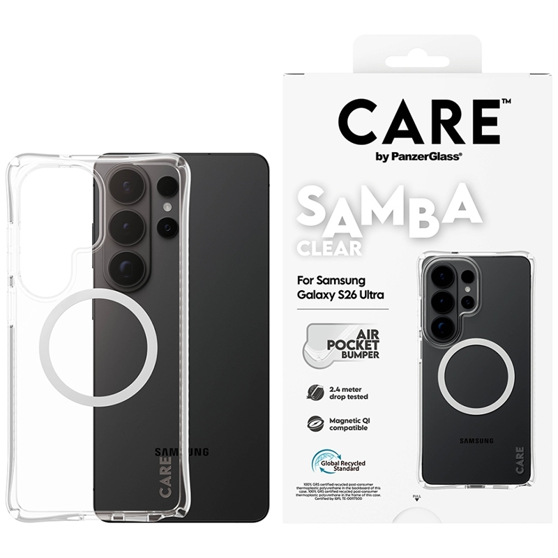 Etui PanzerGlass CARE Samba do Samsung Galaxy S26 Ultra Przezroczyste - Clear
