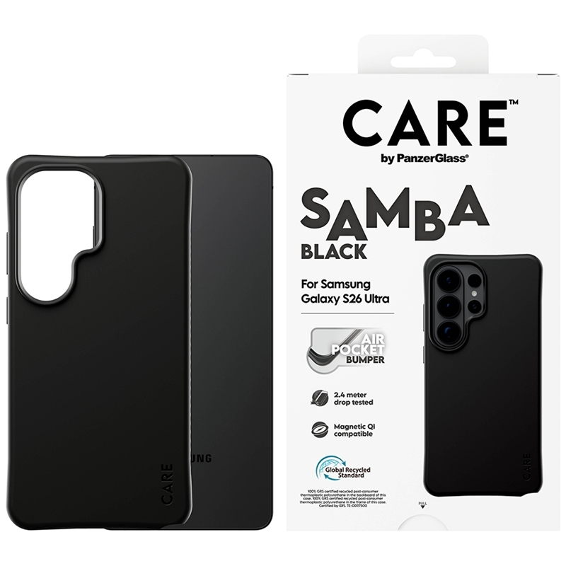Etui PanzerGlass CARE Samba do Samsung Galaxy S26 Ultra Czarne - Black