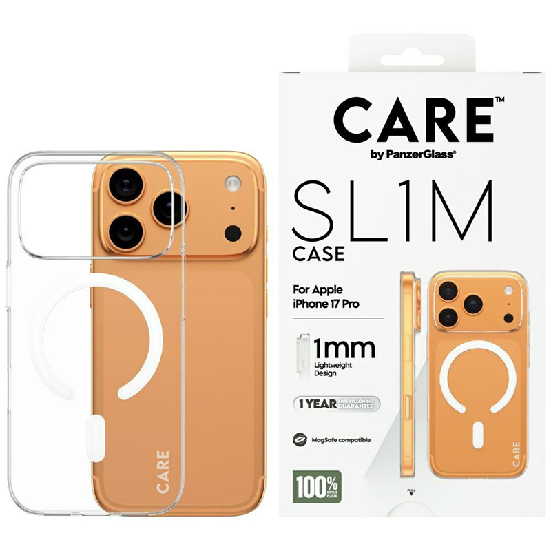 Etui PanzerGlass CARE SL1M do iPhone 17 Pro Przezroczyste - Clear