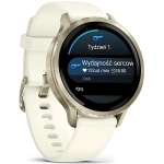 Smartwatch Garmin Venu 4 41mm Złoto-kremowy - Lunar Gold-Bone