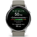Smartwatch Garmin Venu 4 45mm Srebrno-szary - Silver-Gray