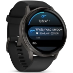Smartwatch Garmin Venu 4 45mm Grafitowo-czarny - Slate-Black