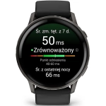Smartwatch Garmin Venu 4 45mm Grafitowo-czarny - Slate-Black
