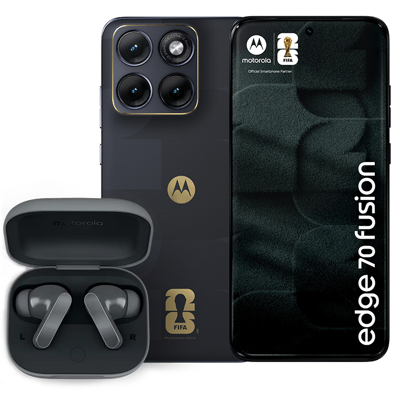 Motorola Edge 70 Fusion 5G 8/256 GB FIFA World Cup 26 Collection + Moto Buds Bass Grafitowy - Silhouette