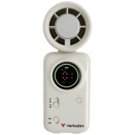 Wiatrak Verbatim Mini Cool 'n' Go Ice Touch Biało-srebrny - White-silver