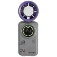 Wiatrak Verbatim Mini Cool 'n' Go Ice Touch Szaro-fioletowy - Gray-purple
